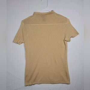 The Limited Gold Short Sleeve Top Size Medium